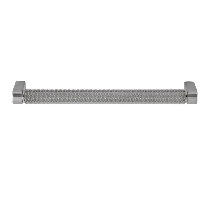 Kent Knurled 7" Satin Nickel Bar Pull Multipack, Satin Nickel, 7"