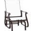 Fauteuil de jardin - cadre en acier blanc et surface en filet pour chaise de détente extérieure Avec siège de patio de construction. Capacité de 330 lb