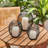 Metal Candle Holders Set - Black Outdoor Candle Holder -Hurricane Candle Holders - Cage Candle Holders- Iron Candle Holders Decorative