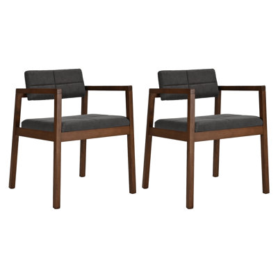 Capri 2pc Indoor Wood Dining Chairs