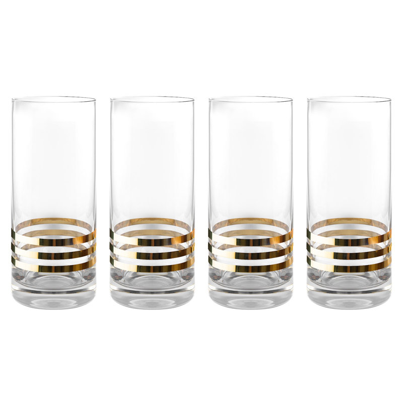 Stripes 11 oz. Highball Glass