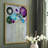 Silver Bouquet Framed Print - Solid Wood