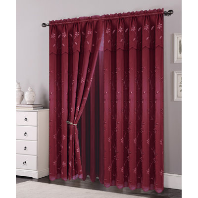 Ahoskie Sheer Curtain Single Panel
