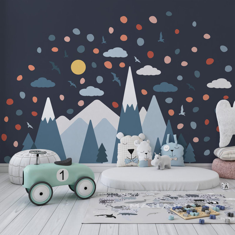Landscape & Nature Non-Wall Damaging Wall Decal