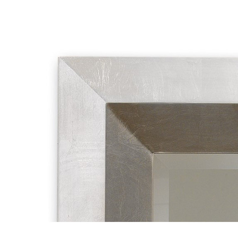 Vegamwala Solid Wood Flat Wall Mirror