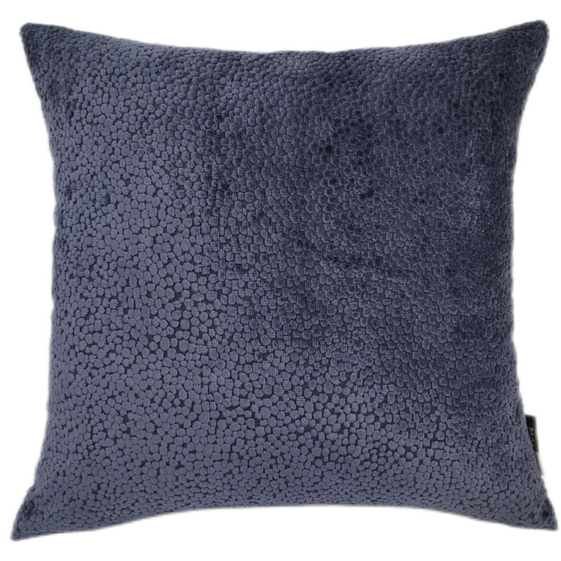 Abstract Sqaure Throw Cushion, Navy