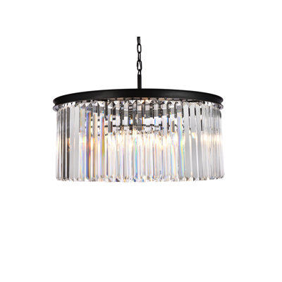 Lustre en cristal 8 lumières Yazmin