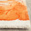 Coleman Hand Tufted Wool/Cotton Floral Rug in Ivory/Orange-22212402