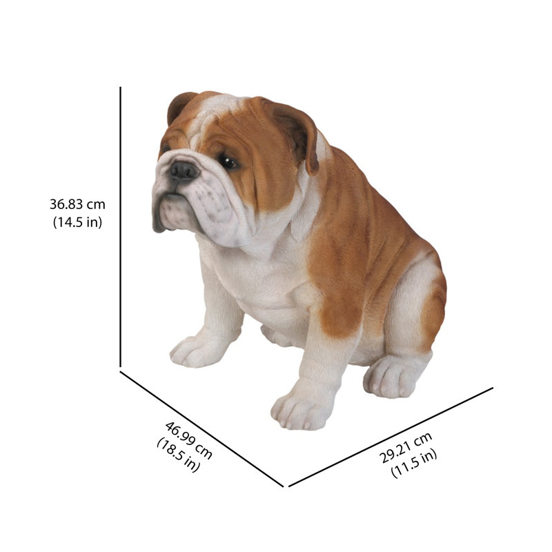 Statue de bouledogue