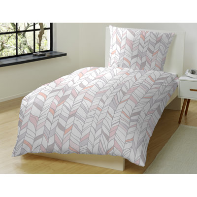 Katherine Organic Jersey Reversible Duvet Cover Set