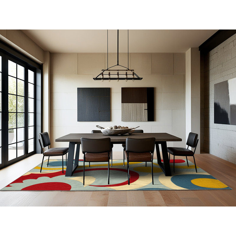 Snazzy Streak Rug, Rectangle 8' x 12'