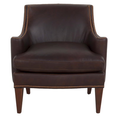 Fauteuil de salon en cuir Bentley Hall