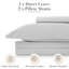 Ensemble de housse de couette en lin gris clair Southshore Fine Linens-1947770596-1947736100