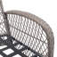 Ensemble de chaises à bascule pivotantes pour l'extérieur 3 pièces, ensemble de conversation pour terrasse berçante à 360 degrés avec coussins épaissis et table basse en verre pour la cour