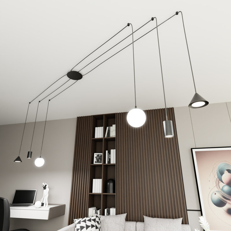 Abbylynn 6 - Light Pendant, Black