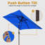 Le 10' x 6' 5" Rectangular Tilt Market Umbrella-1099585366