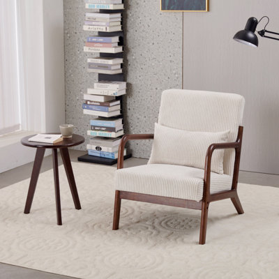 Ensemble de chaise d'appoint et de table basse Mid-Century