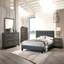 Mobilier de chambre à coucher moderne avec lit de taille grand lit 1pc-1233301165-1233301161