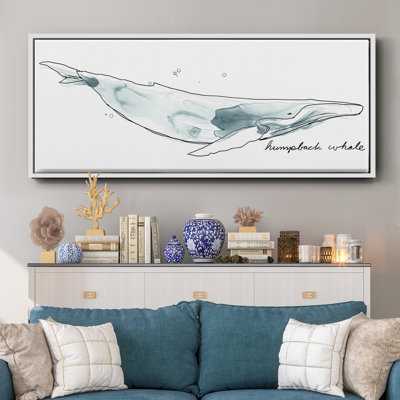 Baleine II - toile encadrée