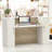 Camanche Rectangle Wood Reception Desk with Filing Cabinet