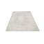 Tapis rouge antique antique délavé à motif floral 6 x 9