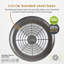 Tower T900215 Cerastone Pro 18cm Forged Aluminium Saucepan with Tempered Glass Lid, Non-Stick Coating, Graphite