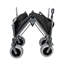 3-In-1 Collapsible Wagon Converts To Bench Convertible Folding Wagon Cart With Rear-Mounted Folding Tabletop-1333264746