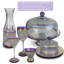 Mosaic Garland Glass Cake Stand-12644464