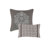 Reversible Jacquard Bedding Ensemble with Decorative Pillows