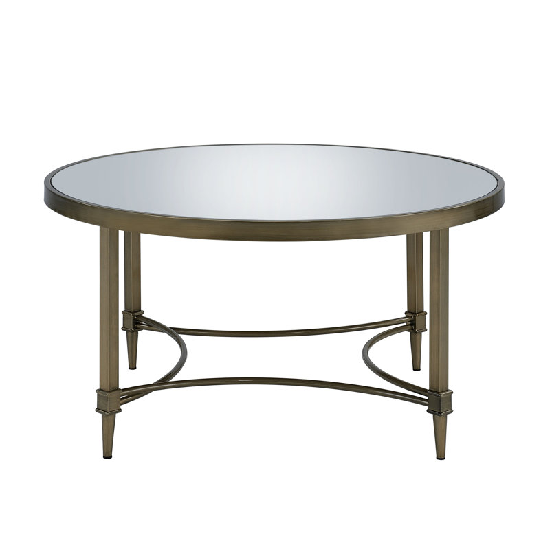 Table basse à miroirs