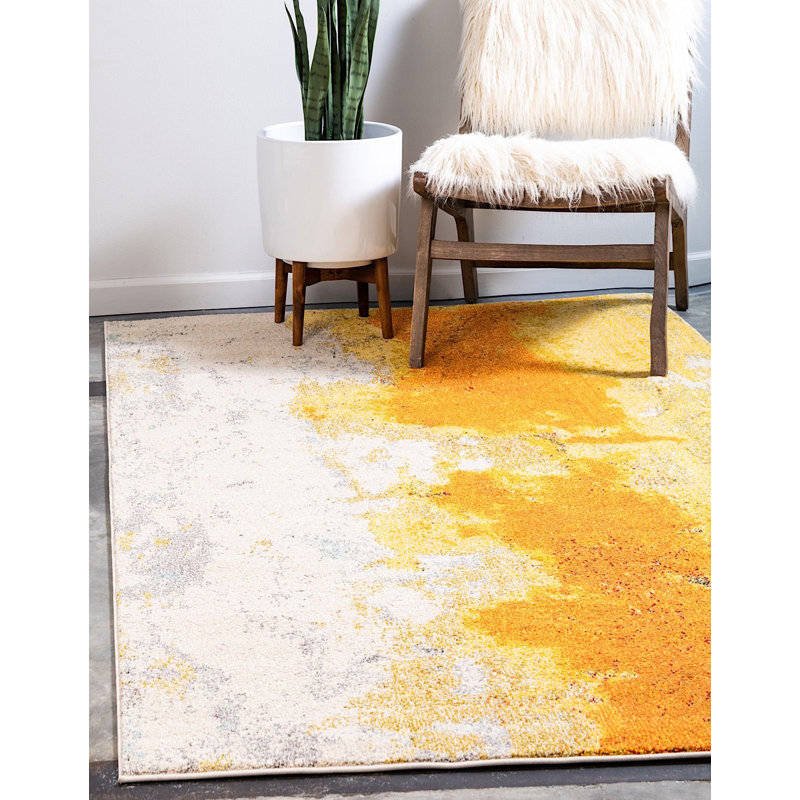 Abstract Indoor Rug, Rectangle 9' x 12'