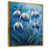 Toile avec cadre flottant or