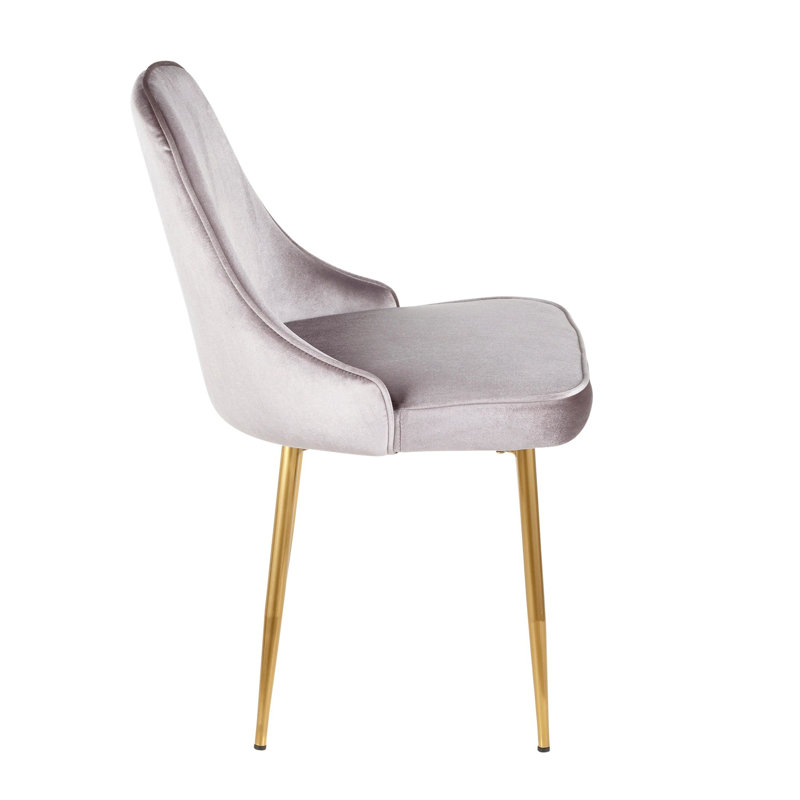 Chaise de salle à manger Marcel, Doré