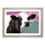 Cow in the Meadow in Abstract - Picture Frame Painting Print-55682901-55682905
