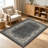 Grey Vine carpet-easy to clean, machine-washable, soft and comfortable; suitable for door mats, kitchens, living rooms, bedrooms, corridors, and laundry areas. Easy to clean, durable carpet for home decoration.-952583719