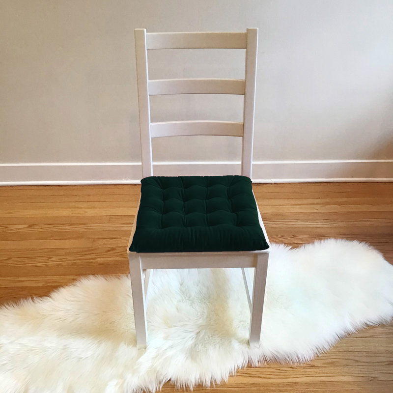 Coussin de chaise d'intérieur, Vert foncé