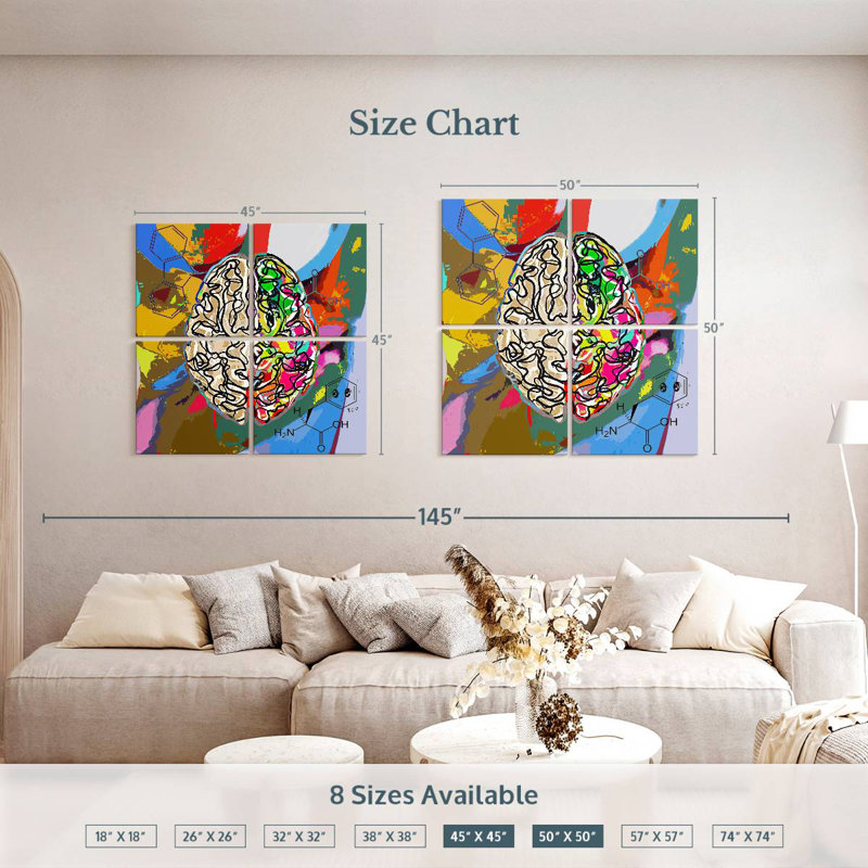 Alcaraz Gaba, 50" H x 50" W