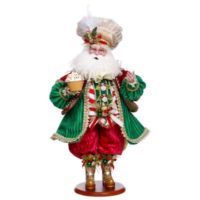 Cupcake Santa - 25.5 Inches