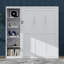 Grand lit escamotable compact avec rangement-405095199