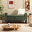 Modern Teddy Bed End Bench with Arms and Storage, Upholstered Large Foot Rest Stool, Comfy Window Vanity Bench for Living Room, Bedroom, Dorm, Coffee Table-851300110