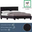 Scipio Upholstered Faux Leather Bed, UKFR Certified-1519523646-1519523616