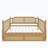 Traditional Style Rattan Daybed with 2 Drawers-376731191-399893489