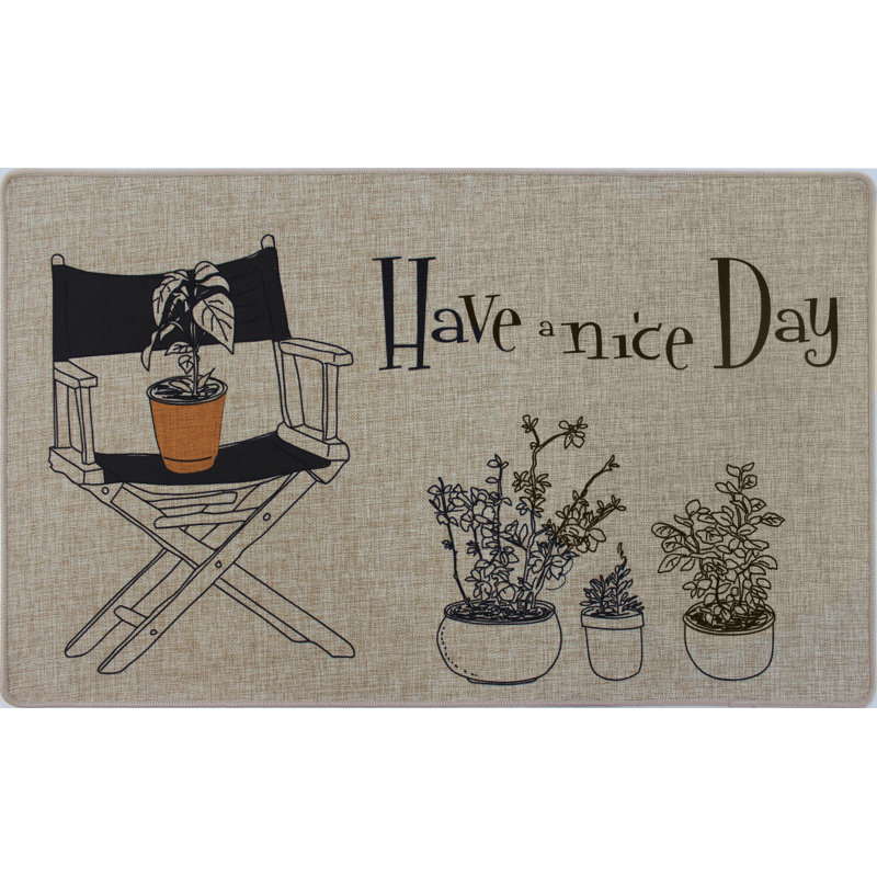Tapis de cuisine poly nice day Believe