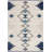 Strathearn Blue and Ivory Southwestern Runner Rug-812811666