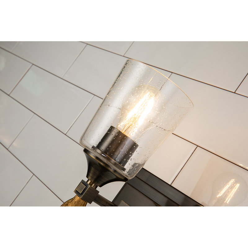 Vetiver 1 - Light Armed Sconce, Dark Bronze/Gold