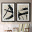 " Lines Crossed I " 2 - Pieces Painting Print-541205385-541205384