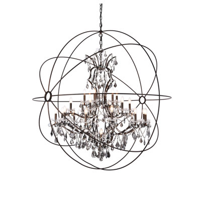 Svante 25 - Light Dimmable Globe Chandelier
