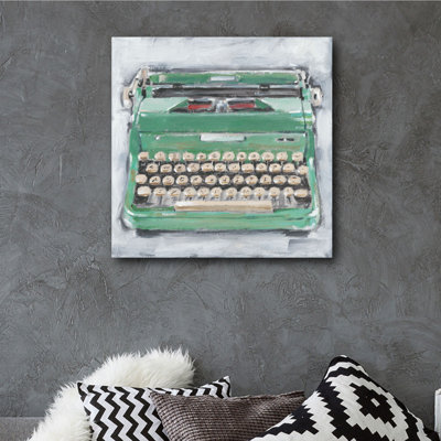 " Vintage Typewriter II " Painting Print