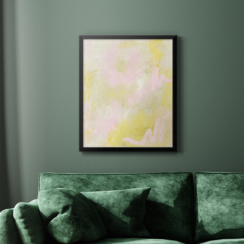 Toile encadrée de qualité supérieure Lily's Laugh I - prête à être accrochée, Noir, H 24 po x l 20 po