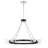 Hornsea 8 - Light Dimmable Wagon Wheel Chandelier